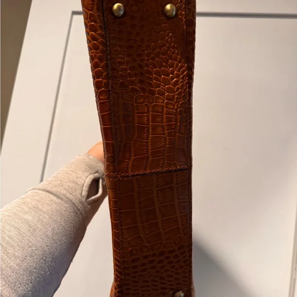 Patricia Nash Anastasie Frame Handbag With Bamboo Handles - Picture 4 of 6